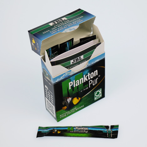PlanktonPur M 2g / 8 Stück - Leckerbissen für große Aquarienfische