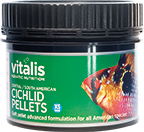 Central/Sth American Cichlid Pellets Ø 1mm - 60g
