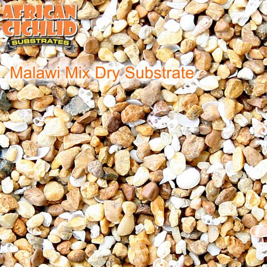 Malawi Mix Dry Substrat 9,07 kg, Körnung 3,5 - 5,0 mm