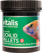 Rift Lake Cichlid Pellets - Rot Ø 1,5 mm - 120g