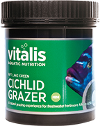 Rift Lake Cichlid Grazer grün inkl. 2 Saugnapf - 290g (ca.82Stk)
