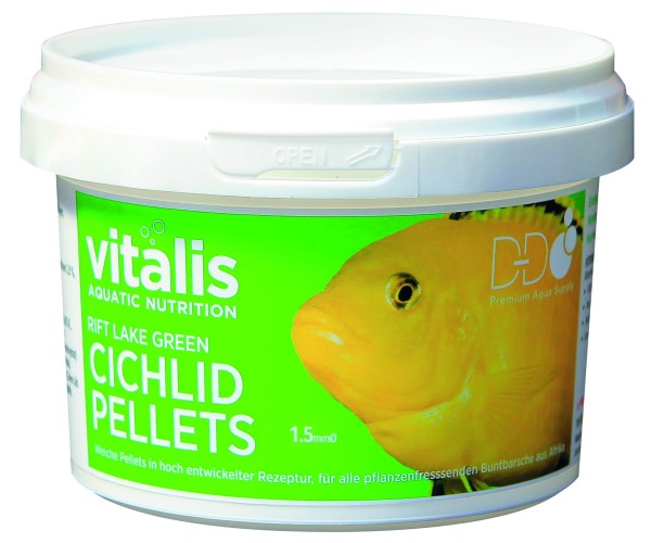 vitalis Rift Lake Cichlid Pellets - Grün - Ø 1,5mm - 260g