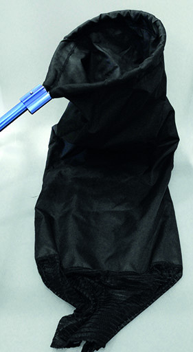 Umsetzschlauch schwarz wasserdicht, 120 cm, ohne Stiel