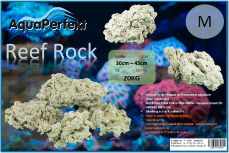 Reef-Rock, ca. 20 Kg 30 - 45 cm (M)