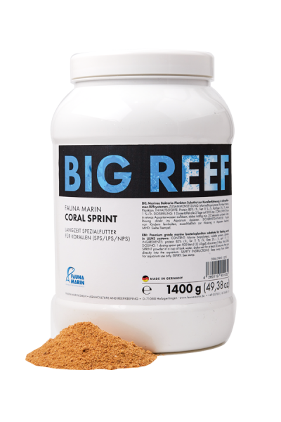 Coral Sprint 2000ml / 1400 g Langzeit Spezialfutter für SPS / LPS / NPS Korallen