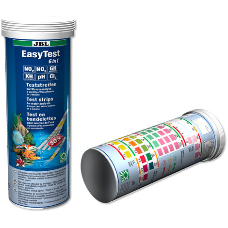 JBL EasyTest 6in1 - Teststreifen zum Schnelltest von Aquarienwasser