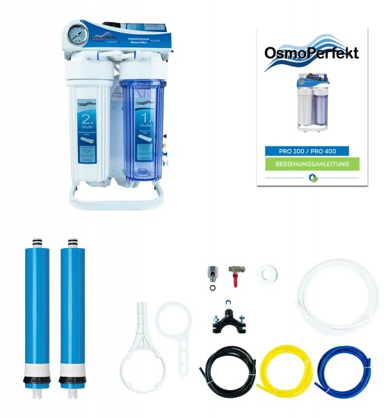 Osmoseanlage OsmoPerfekt Pro 200 / 750 Ltr. pro Tag