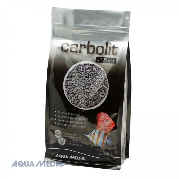Pelletierte Aktivkohle carbolit 500 g/650 ml 1,5 mm Pellets
