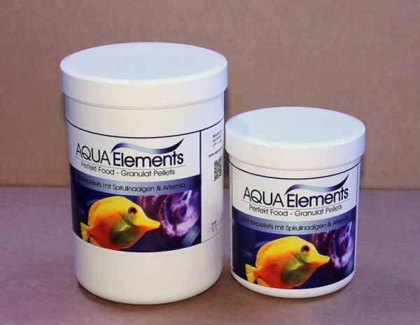 Granulat Futter / Pellets, 500 ml = 250 g Spirulinaalgen, Artemia gemich mit Vitamine