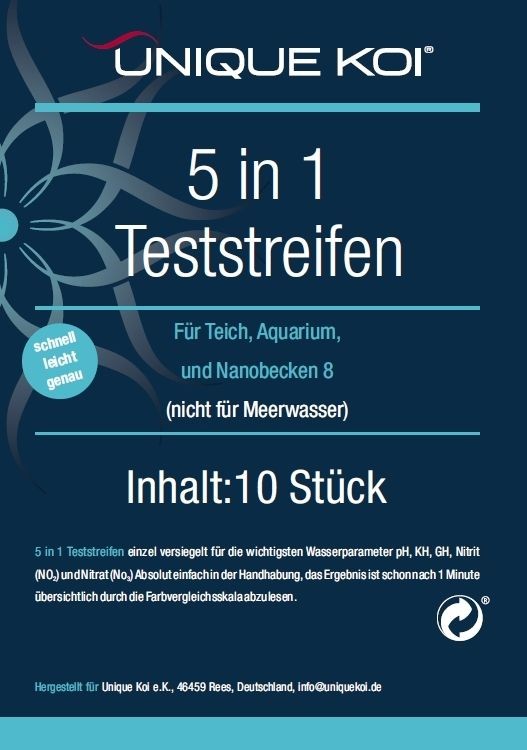 5 in 1 Teststreifen (10 Stück) 5 in 1 Teststreifen (10 Stück)