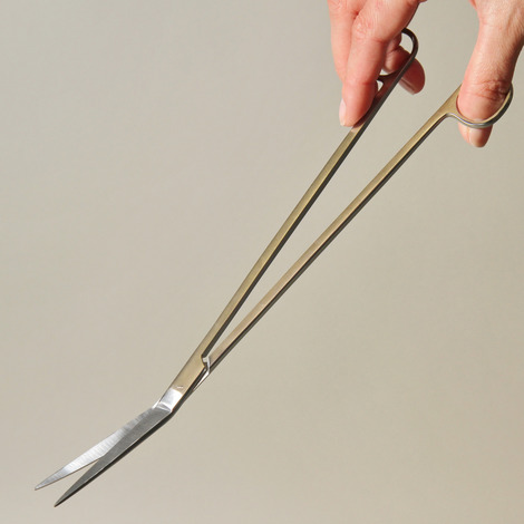 JBL ProScape Tool S 30 curved 30 cm - Gewinkelte Trimmschere für die Pflanzenpflege in Aquarien
