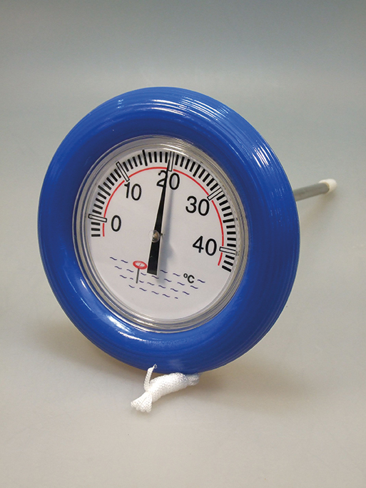 Schwimm-Thermometer rund