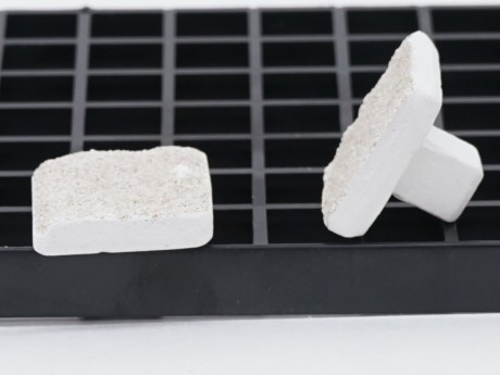 Ablegersteine für Rasterplatte 100 Stück / Viereckig 3 cm