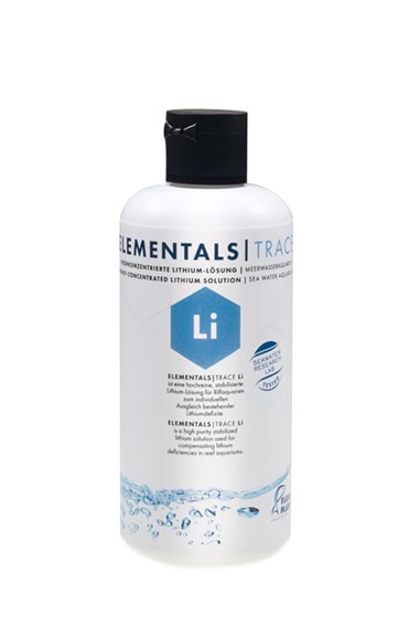 Fauna Marin - ELEMENTALS TRACE Li 250ml Hochkonzentrierte Lithium-Lösung für Meerwasseraquarien