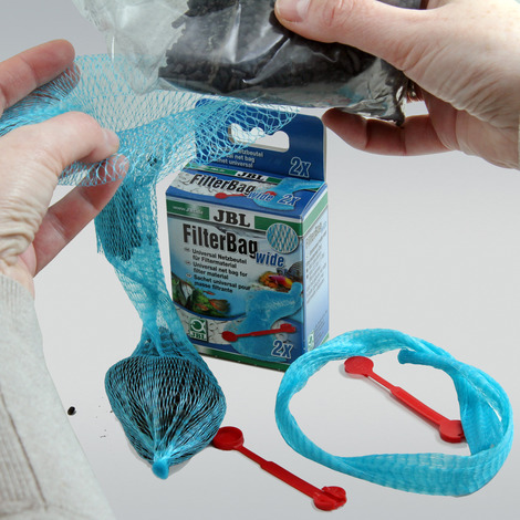 JBL FilterBag wide - Beutel für grobes Aquarien-Filtermaterial (2x)